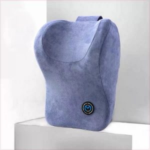 Ортопедическая автомобильная подушка для поясницы Memory Foam (фиолетовая)